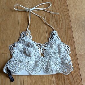 Urban Outfitters White Lace Bralette